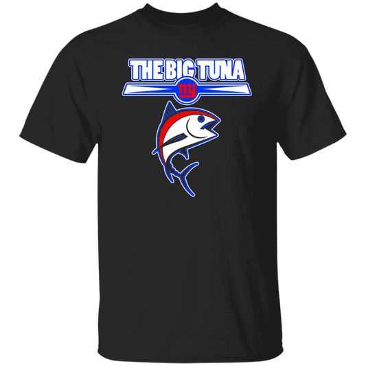 ArtichokeUSA Custom Design. The Big Tuna. Bill Parcell Tribute. NY Giants Fan Art. 5.3 oz. T-Shirt