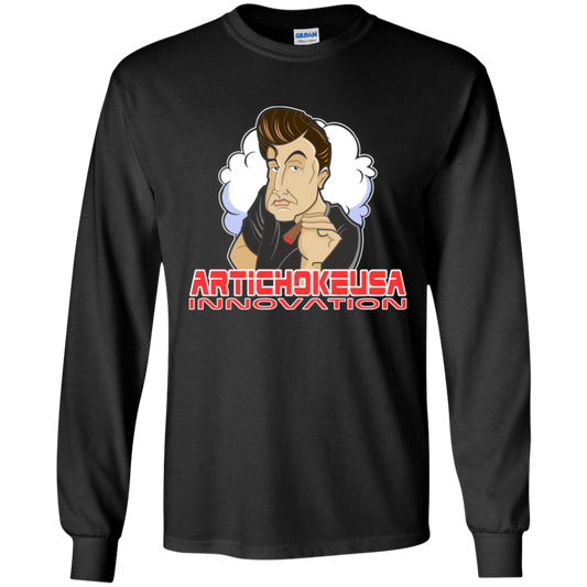 ArtichokeUSA Custom Design. Innovation. Elon Musk Parody Fan Art. Youth LS T-Shirt