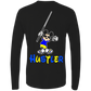 The GHOATS Custom Design #20. Look at the back. Hustle Mouse. Mickey Mouse Fan Art. Ultra Soft Fitted Men's Long Sleeve