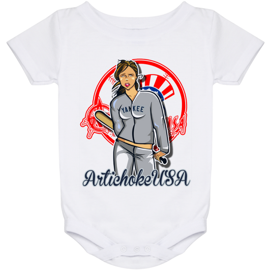 ArtichokeUSA Character and Font Design. Let’s Create Your Own Design Today. Brooklyn. Baby Onesie 24 Month