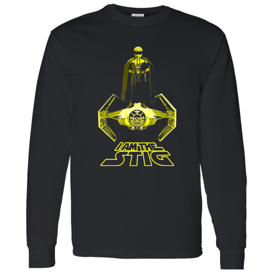 ArtichokeUSA Custom Design. I am the Stig. Vader/ The Stig Fan Art. 100 % Cotton LS T-Shirt