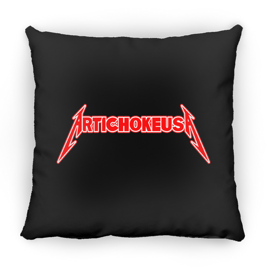 ArtichokeUSA Custom Design. Metallica Style Logo. Let's Make One For Your Project. Square Pillow 18x18