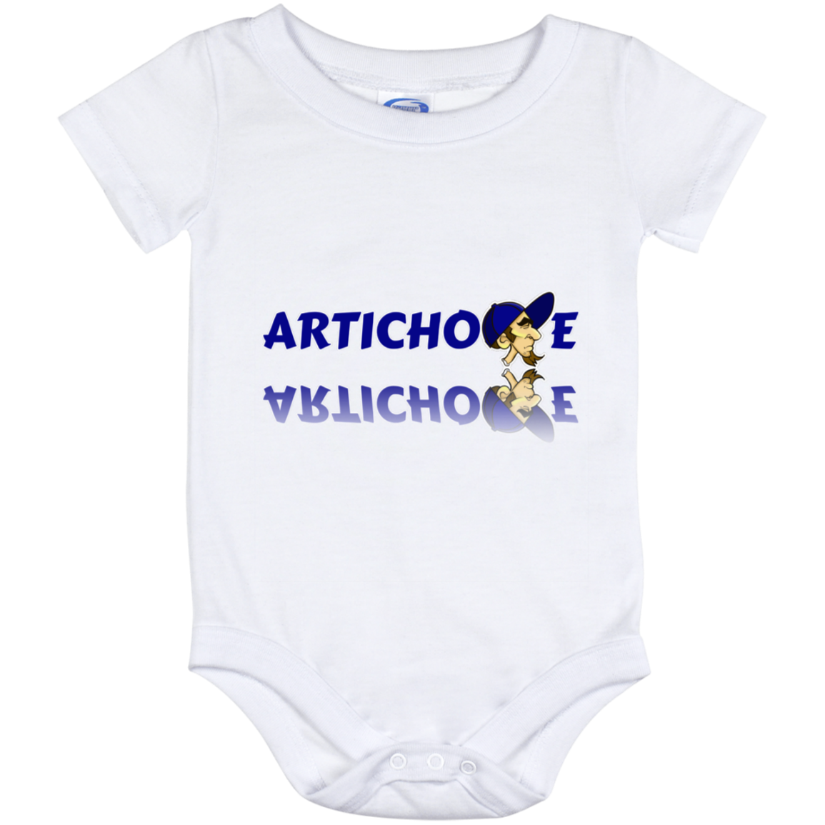 ZZ#20 ArtichokeUSA Characters and Fonts. "Clem" Let’s Create Your Own Design Today. Baby Onesie 12 Month