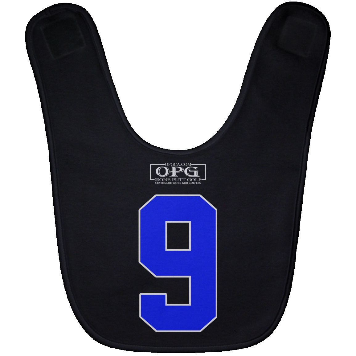 OPG Custom Design #17. Back 9. Baby Bib