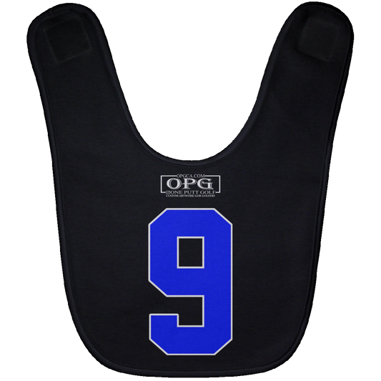 OPG Custom Design #17. Back 9. Baby Bib