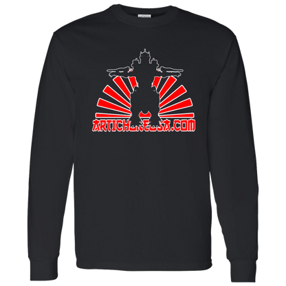 ArtichokeUSA Custom Design. Fan Art Mechagodzilla/Godzilla. 100 % Cotton LS T-Shirt