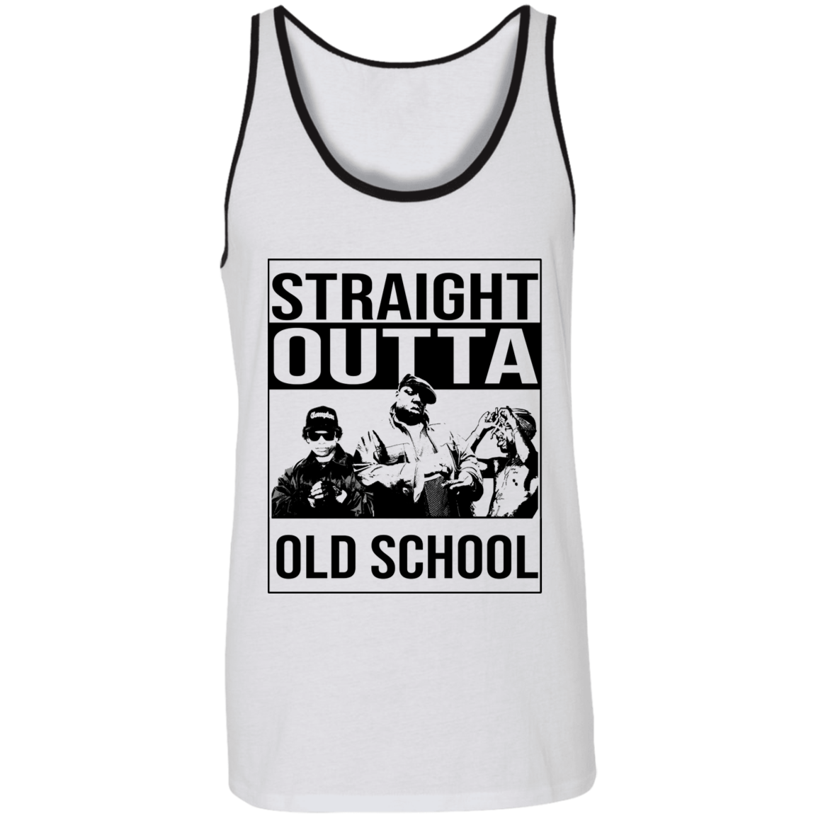 ArtichokeUSA Custom Design. Straight Outta Old School. The GOATs of Rap. Unisex Tank