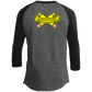 Artichoke Custom Design. Eat. Draw. Sleep. Repeat. Raglan Sleeve Shirt