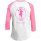 OPG Custom Design #19. GUCK FOLF. Female Edition. Youth 3/4 Raglan Sleeve Shirt