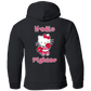 Artichoke Fight Gear Custom Design #11. Hello Fighter. (Design on back) Youth Pullover Hoodie
