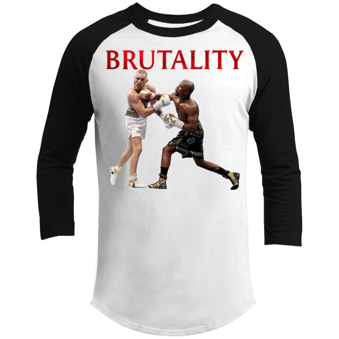 Artichoke Fight Gear Custom Design #5. Brutality! 3/4 Raglan Sleeve Shirt