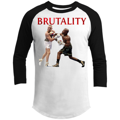 Artichoke Fight Gear Custom Design #5. Brutality! 3/4 Raglan Sleeve Shirt
