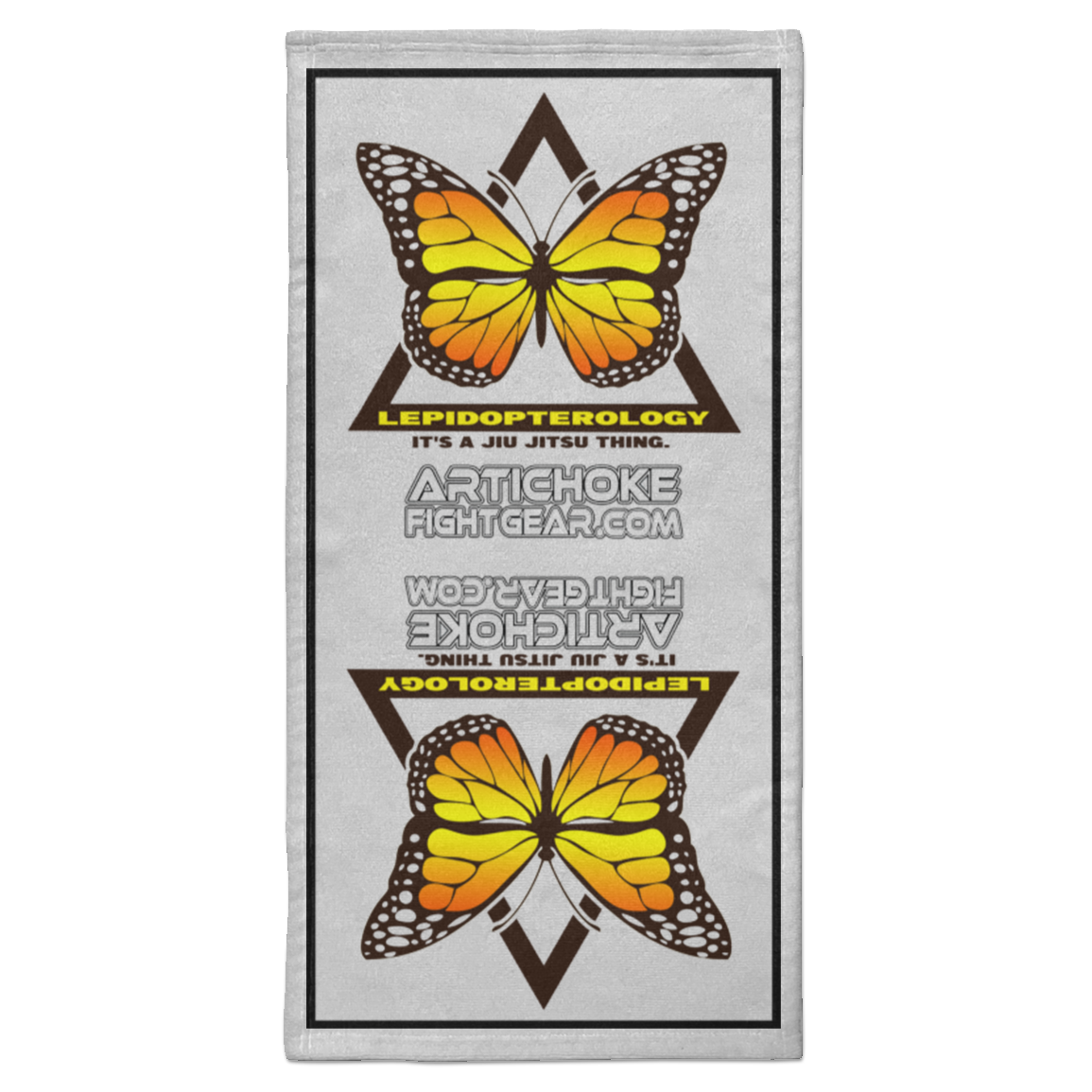 Artichoke Fight Gear Custom Design #6. Lepidopterology (Study of butterflies). Butterfly Guard. Towel - 15x30