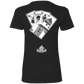 ArtichokeUSA Custom Design. Lemmy Kilmister "Ace of Spades" Tribute Fan Art Version 2 of 2. Ladies' Boyfriend T-Shirt