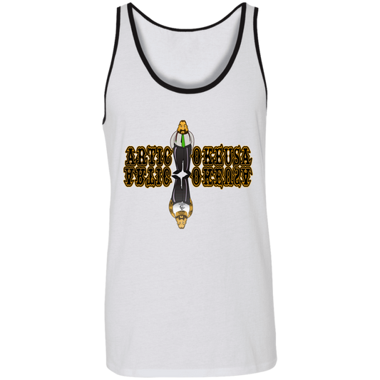 ArtichokeUSA Custom Design. Façade: (Noun) A false appearance that makes someone or something seem more pleasant or better than they really are.  Unisex Tank