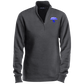 OPG Custom Design #3. Blue Tees Blues Brothers Fan Art. Ladies 1/4 Zip Sweatshirt