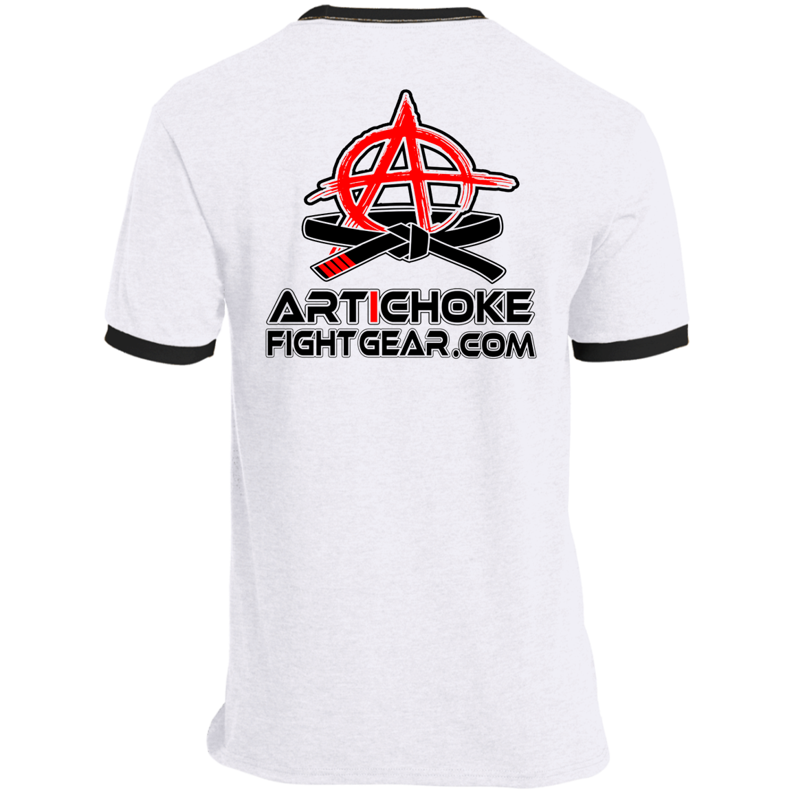 Artichoke Fight Gear Custom Design #10. Got Talk? Ringer Tee