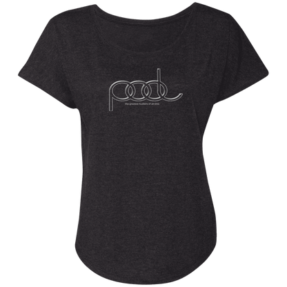 The GHOATS Custom Design. #3 POOL. APA Parody. Ladies' Triblend Dolman Sleeve