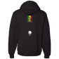 OPG Custom Design #22. One Putt / One Love Parody with Fan Art. Male Edition. Dri-Power Fleece Pullover Hoodie