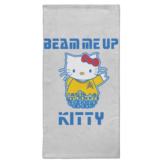 ArtichokeUSA Custom Design. Beam Me Up Kitty. Fan Art / Parody. Towel - 15x30