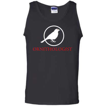 OPG Custom Design # 24. Ornithologist. A person who studies or is an expert on birds. 6 oz. 100% Cotton Tank Top