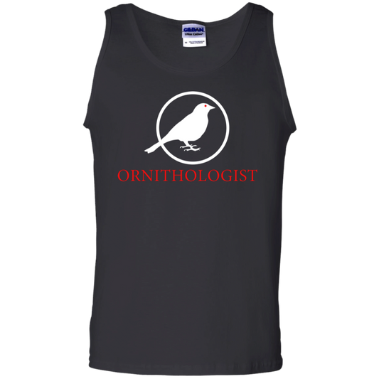 OPG Custom Design # 24. Ornithologist. A person who studies or is an expert on birds. 6 oz. 100% Cotton Tank Top