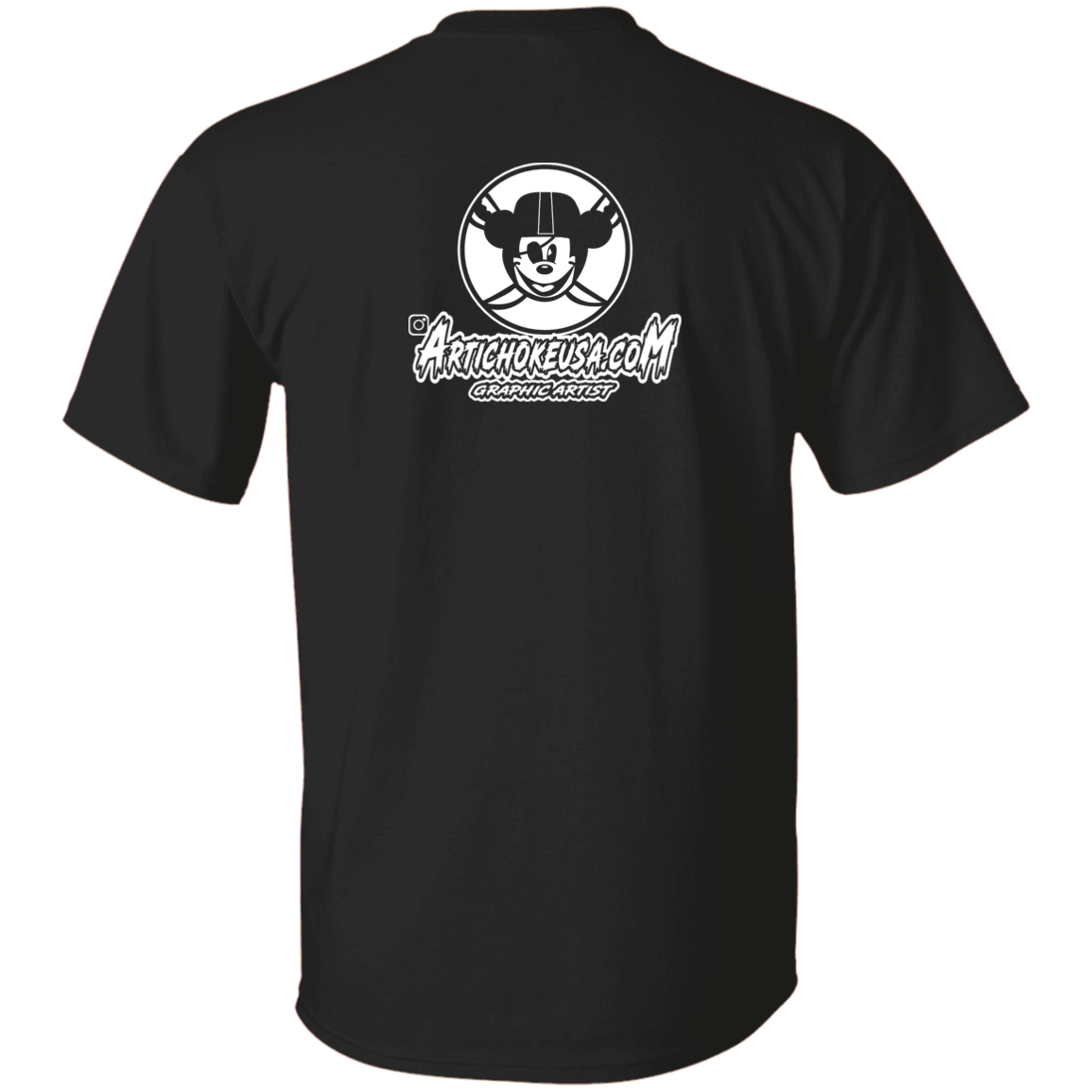 ArtichokeUSA Custom Design. Las Vegas Raiders & Mickey Mouse Mash Up. Fan Art. Parody. 100% Cotton T-Shirt