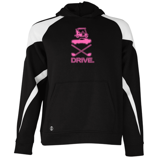 OPG Custom Design #8. Drive. Youth Athletic Colorblock Fleece Hoodie