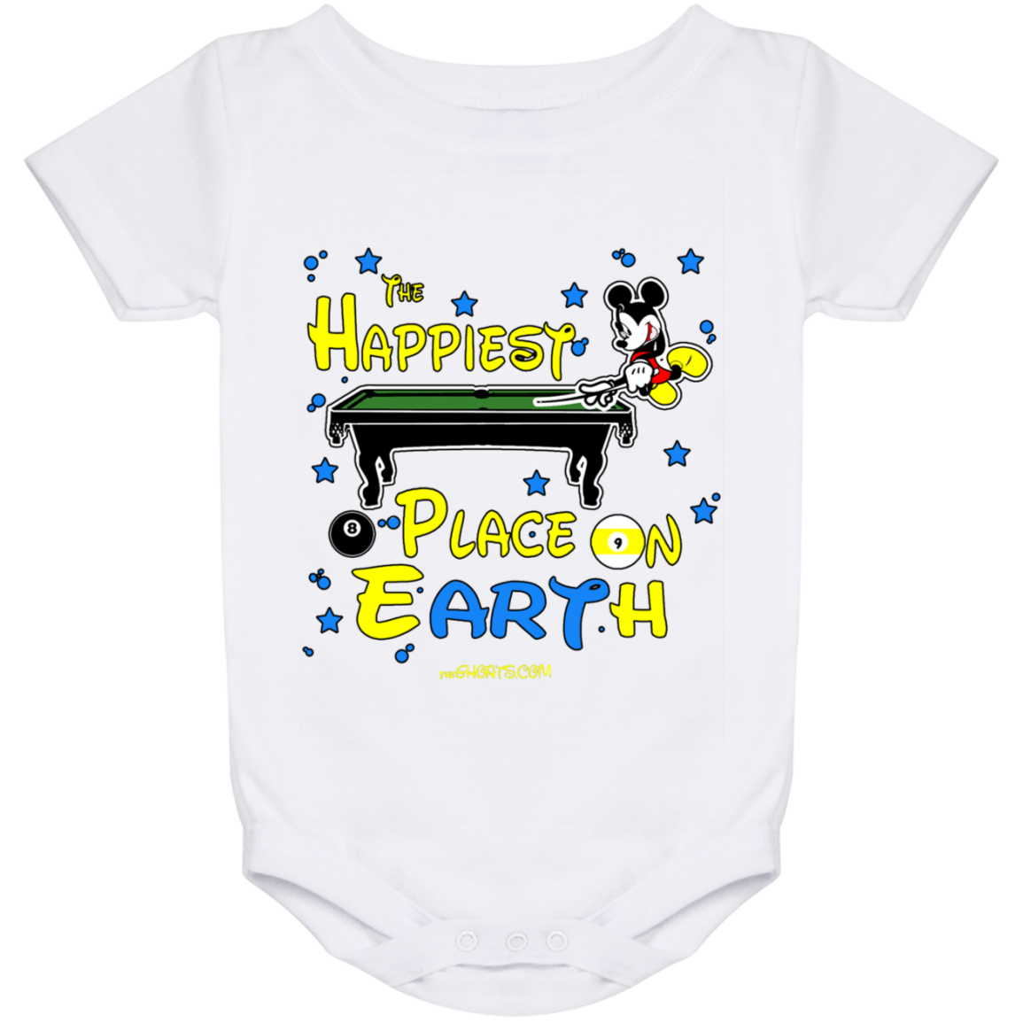 The GHOATS custom design #14. The Happiest Place On Earth. Fan Art. Baby Onesie 24 Month