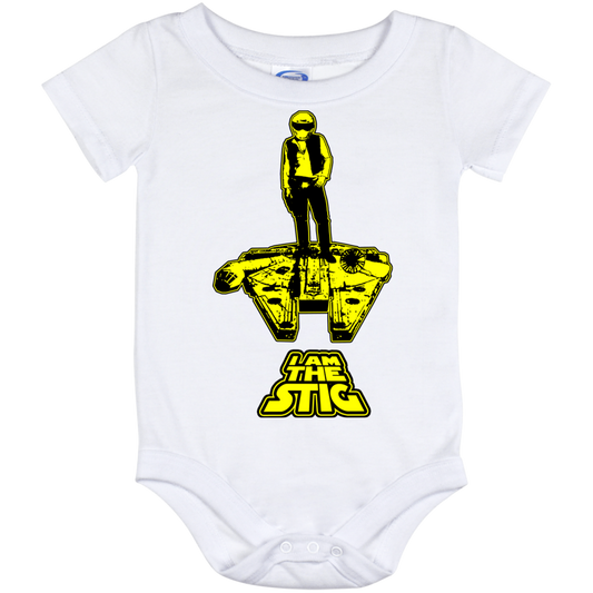 ArtichokeUSA Custom Design. I am the Stig. Han Solo / The Stig Fan Art. Baby Onesie 12 Month