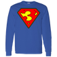 The GHOATS Custom Design. #38 Super 3. APA League. LS T-Shirt 5.3 oz.