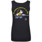 The GHOATS Custom Design #19. Look at the back. Mickey Hustle. Mickey Fan Art. Ladies' 100% Ringspun Cotton Tank Top