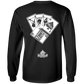 ArtichokeUSA Custom Design. Lemmy Kilmister "Ace of Spades" Tribute Fan Art Version 2 of 2. Youth LS T-Shirt