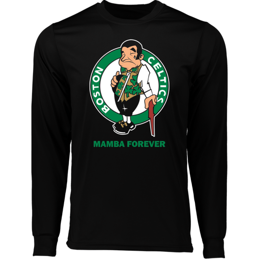 ArtichokeUSA Custom Design. RIP Kobe. Mamba Forever. Celtics / Lakers Fan Art Tribute. Long Sleeve Moisture-Wicking Tee
