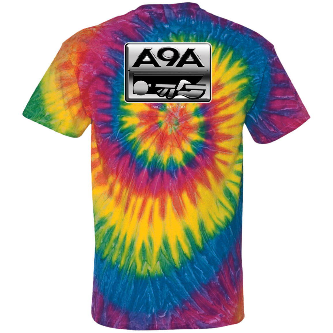 The GHOATS Custom Design. #3 POOL. APA Parody. 100% Cotton Tie Dye T-Shirt