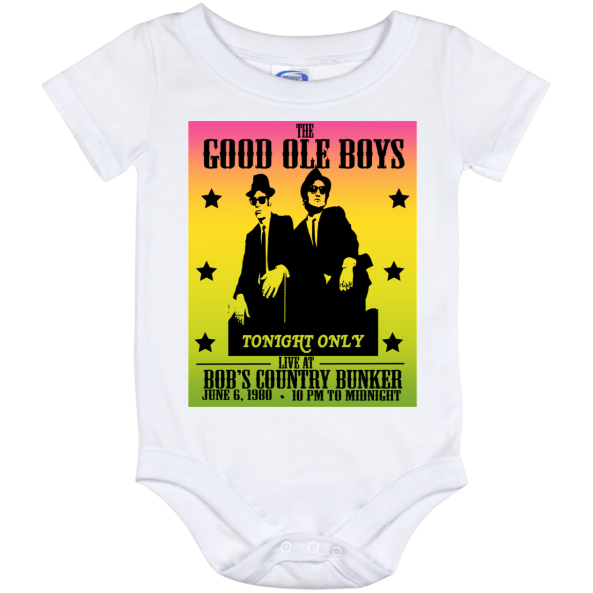 ArtichokeUSA Custom Design. The Good Ole Boys. Blues Brothers Fan Art. Baby Onesie 12 Month