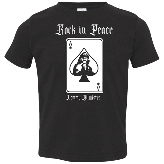 ArtichokeUSA Custom Design. Lemmy Kilmister "Ace of Spades" Tribute Fan Art Version 2 of 2. Toddler Jersey T-Shirt