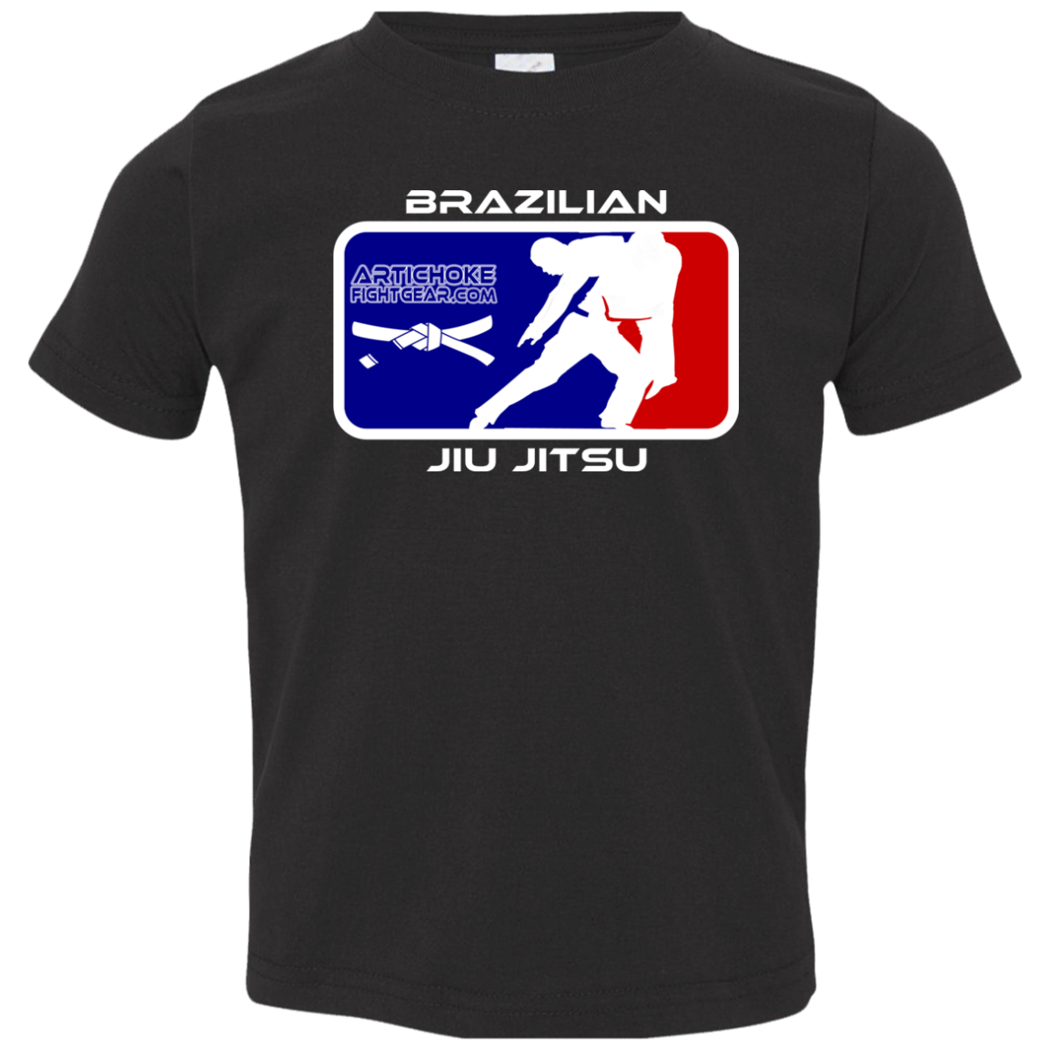 Artichoke Fight Gear Custom Design #4. MLB style BJJ. Toddler Jersey T-Shirt