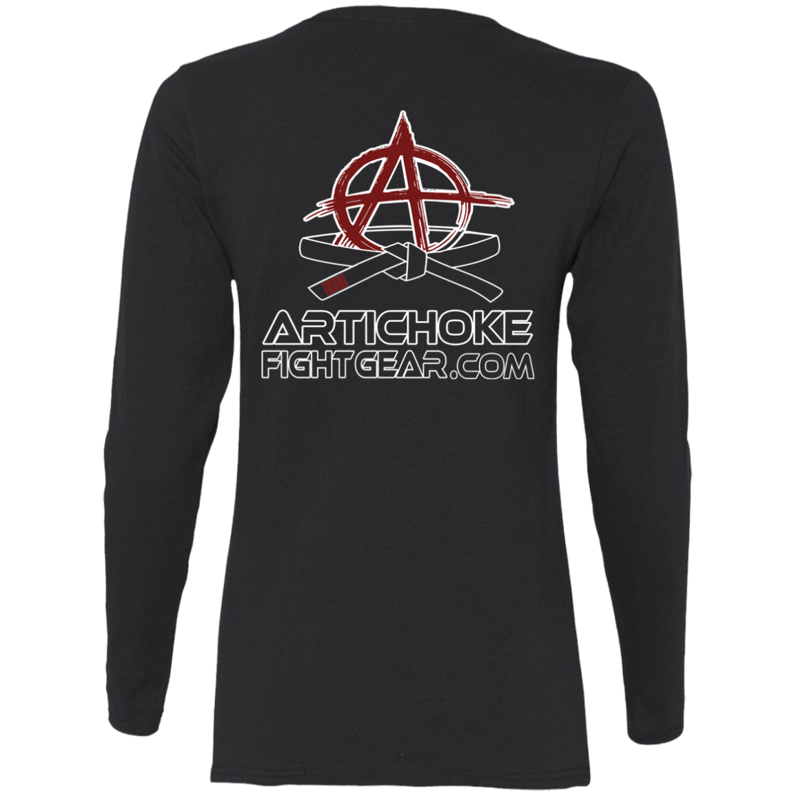 Artichoke Fight Gear Custom Design #21. FATLAITY! Ladies' 100% Pre-Shrunk Cotton Long Sleeve