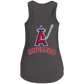 ArtichokeUSA Custom Design. Anglers. Southern California Sports Fishing. Los Angeles Angels Parody. Ladies' Tri Racerback Tank