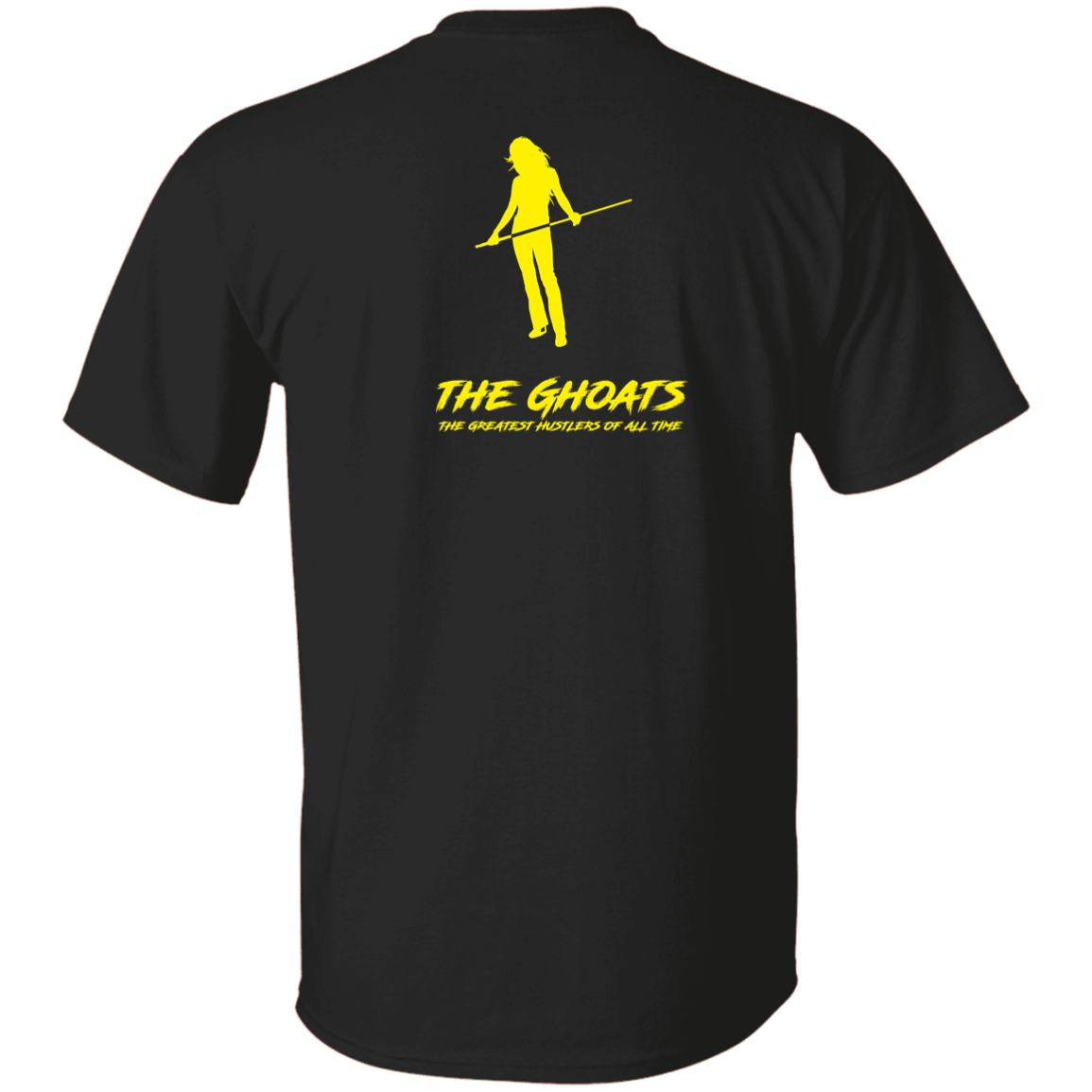 The GHOATS Custom Design. #34 Beware of Sharks. Play at Your Own Risk. (Ladies only version). Basic Cotton T-Shirt