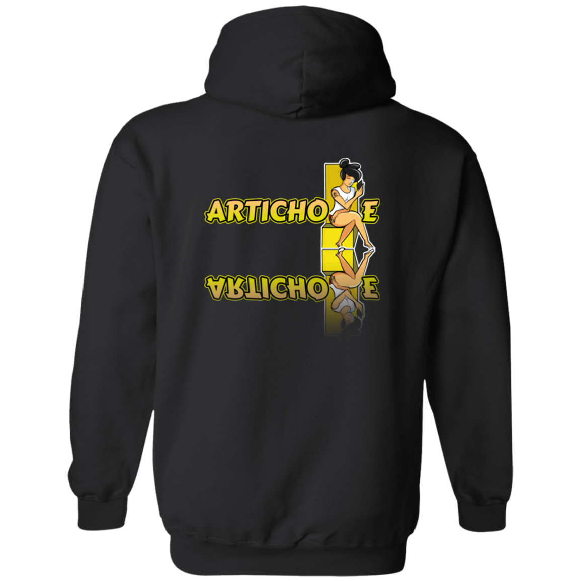 ArtichokeUSA Character and Font Design. Let’s Create Your Own Design Today. Betty. Zip Up Hooded Sweatshirt