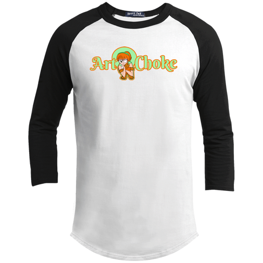ArtichokeUSA Character and Font Design. Let’s Create Your Own Design Today. Winnie. Youth 3/4 Raglan Sleeve Shirt