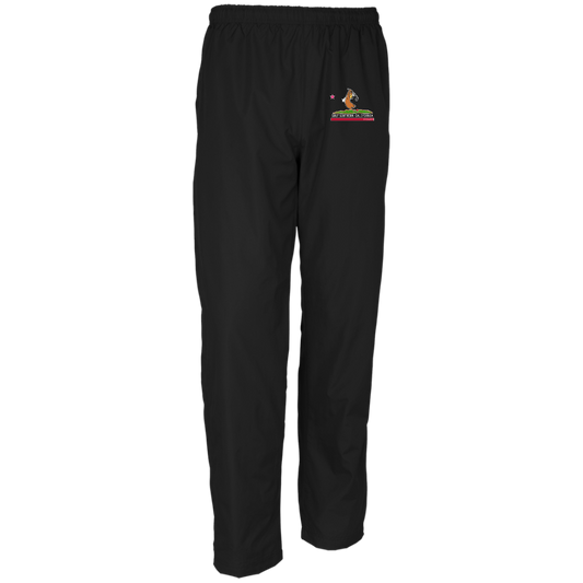 Custom Design #15. Golf Southern California with Yogi Fan Art. Men's 100% Polyester Wind Pants