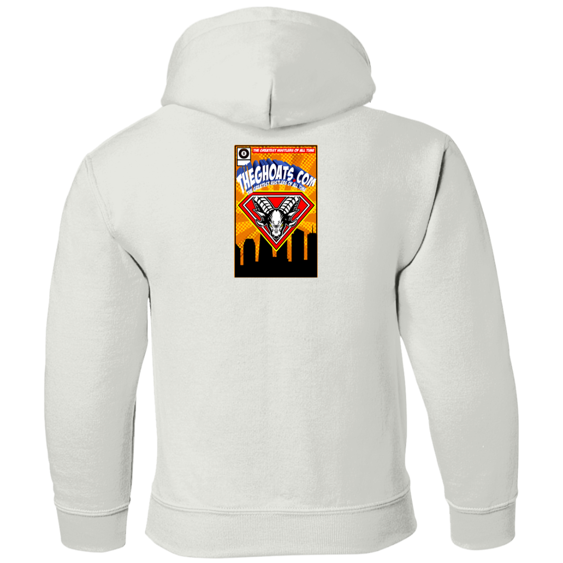 The GHOATS Custom Design. #38 Super 3. APA League. Youth Pullover Hoodie