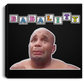 Artichoke Fight Gear Custom Design #9. Babality. Mortal Kombat Parody. MMA.  Square Canvas .75in Frame
