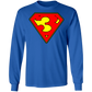 The GHOATS Custom Design. #38 Super 3. APA League. Long Sleeve Cotton T-Shirt