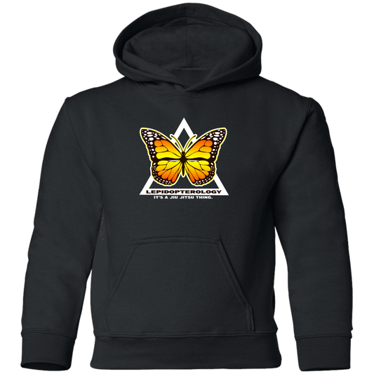 Artichoke Fight Gear Custom Design #6. Lepidopterology (Study of butterflies). Butterfly Guard. Youth Pullover Hoodie
