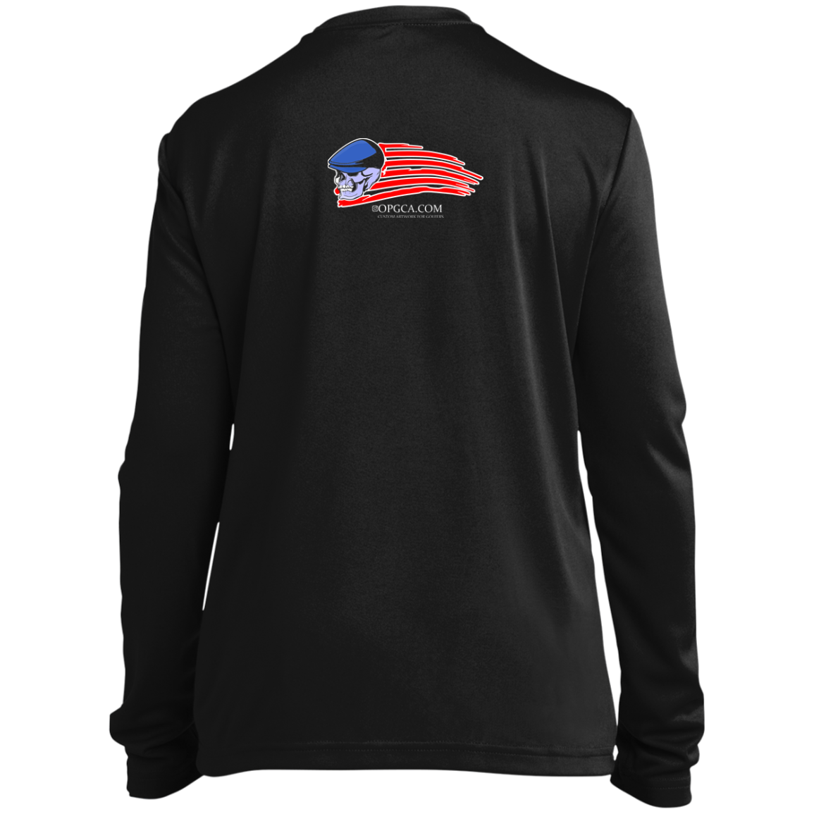 OPG Custom Design #12. Golf America. Male Edition. Youth 100% Polyester Long Sleeve Tee