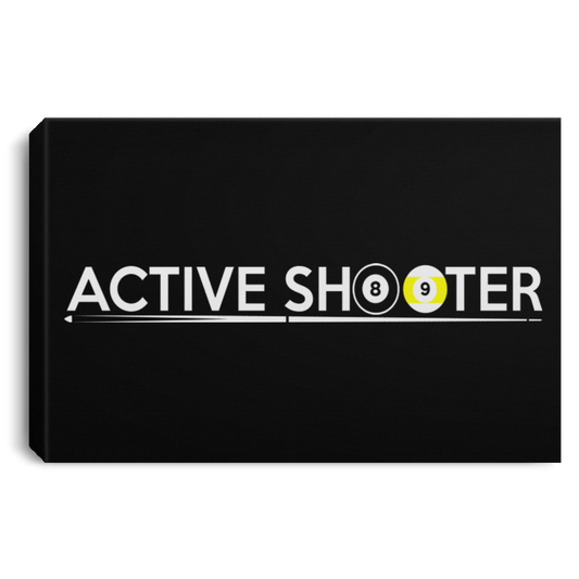 The GHOATS Custom Design #1. Active Shooter. Landscape Canvas .75in Frame